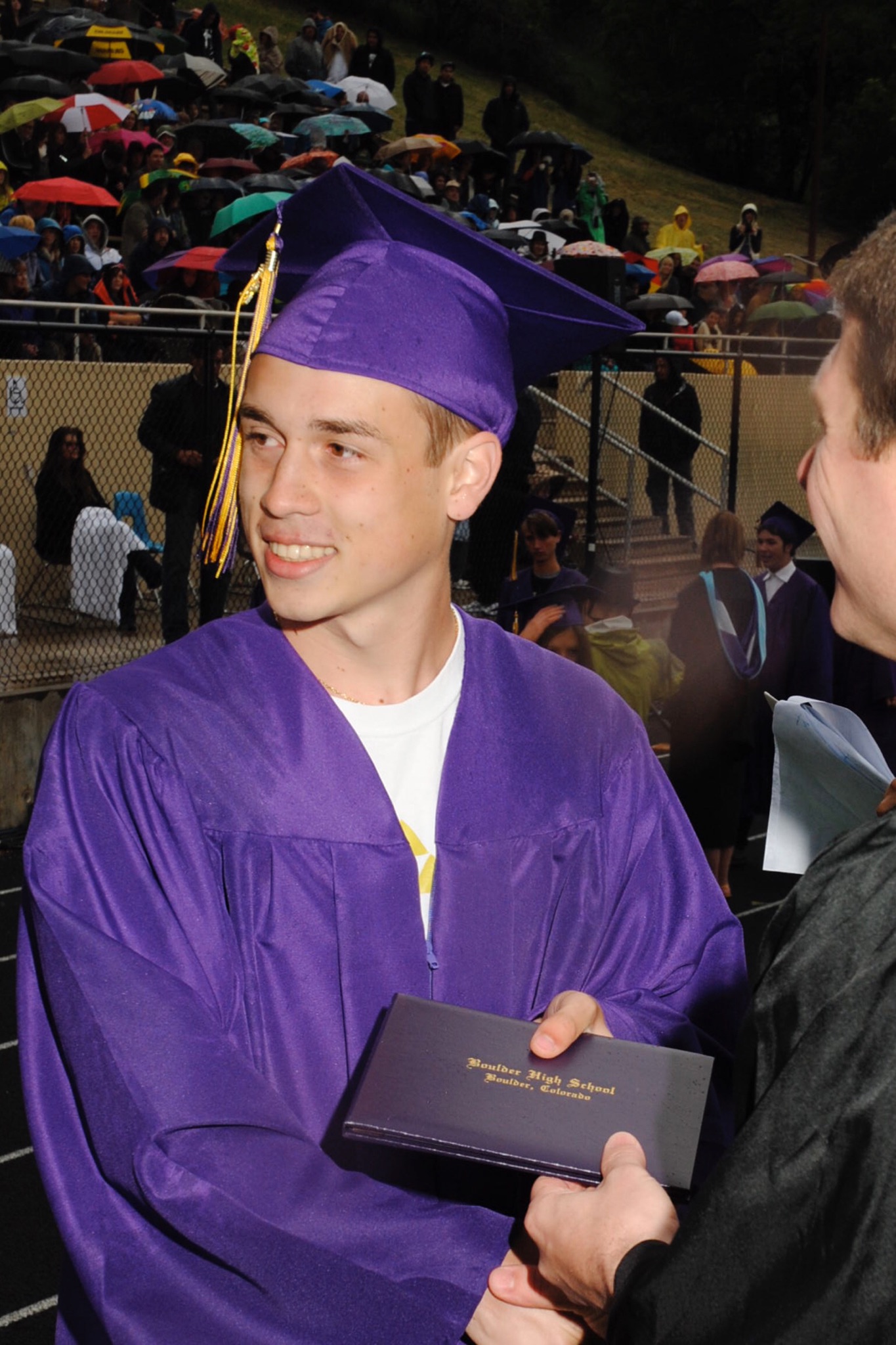 Kevin at graduation